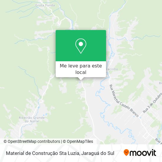 Material de Construção Sta Luzia mapa