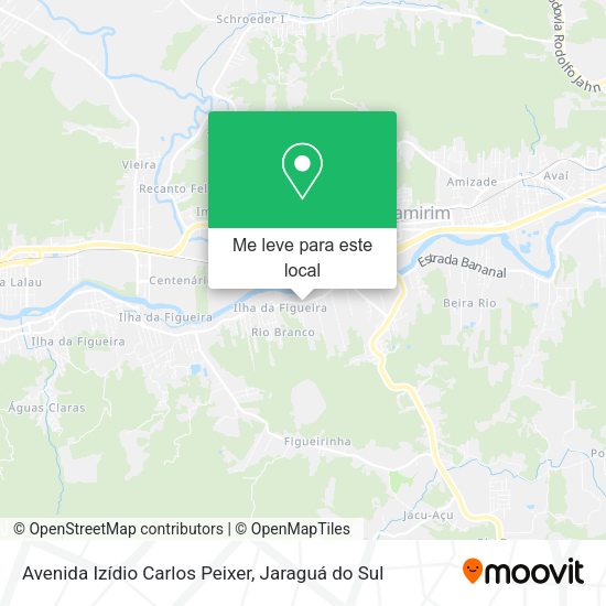 Avenida Izídio Carlos Peixer mapa
