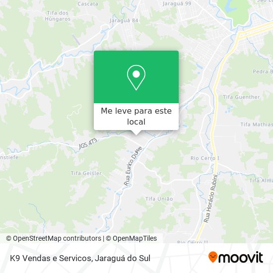 K9 Vendas e Servicos mapa