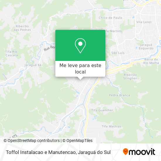 Toffol Instalacao e Manutencao mapa