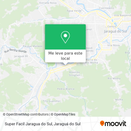 Super Facil Jaragua do Sul mapa