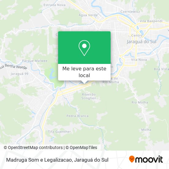 Madruga Som e Legalizacao mapa