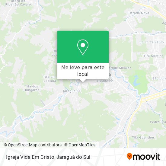 Igreja Vida Em Cristo mapa