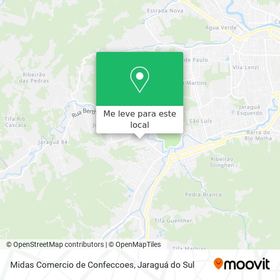 Midas Comercio de Confeccoes mapa
