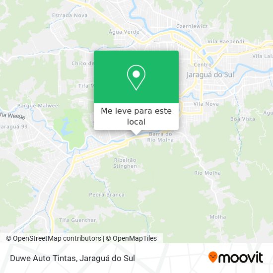 Duwe Auto Tintas mapa