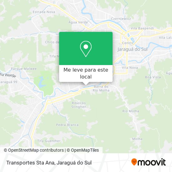 Transportes Sta Ana mapa