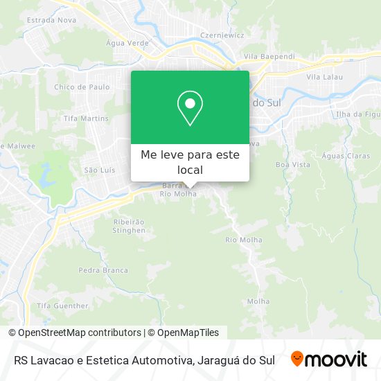 RS Lavacao e Estetica Automotiva mapa