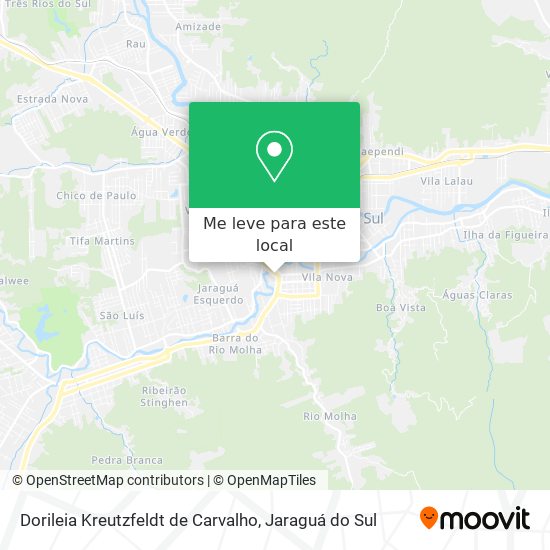 Dorileia Kreutzfeldt de Carvalho mapa