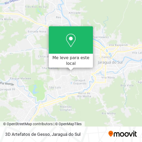 3D Artefatos de Gesso mapa
