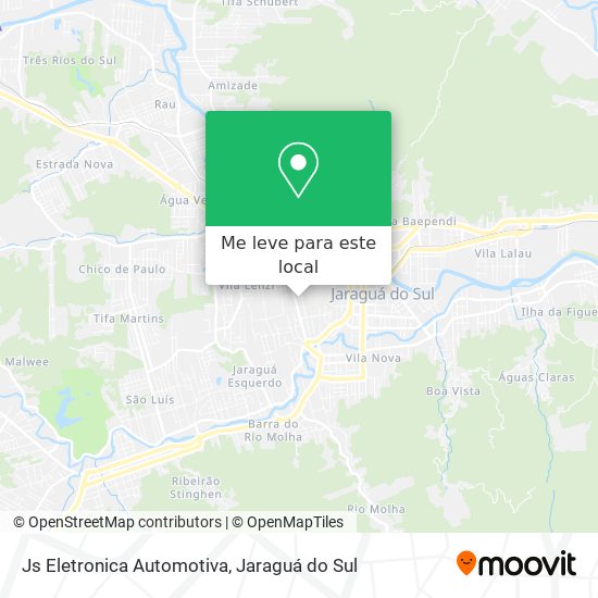 Js Eletronica Automotiva mapa