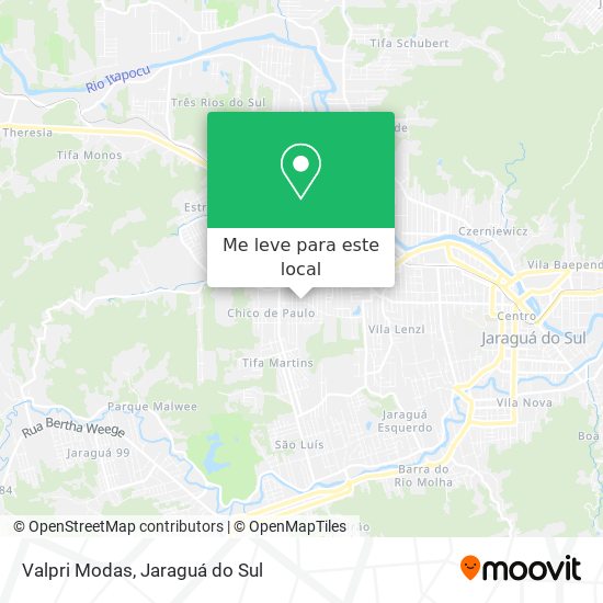Valpri Modas mapa
