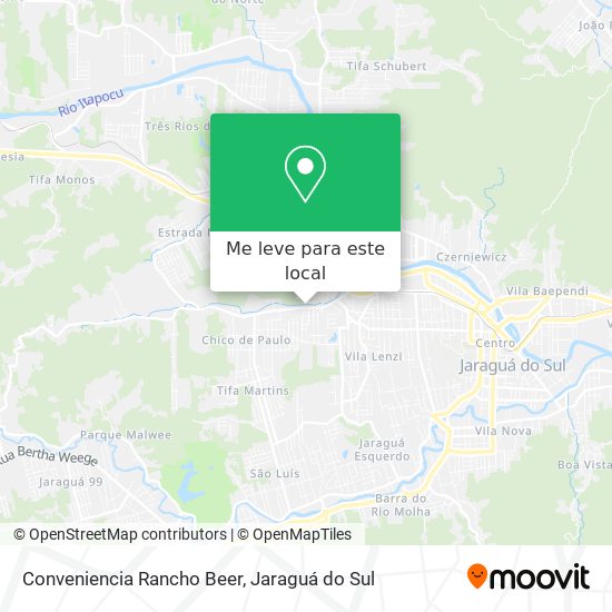 Conveniencia Rancho Beer mapa