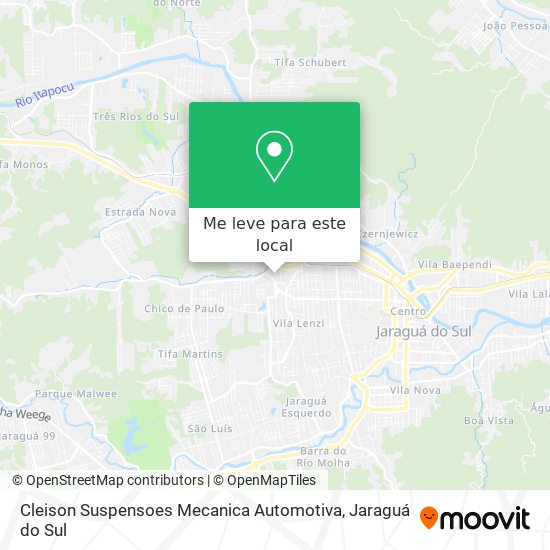 Cleison Suspensoes Mecanica Automotiva mapa