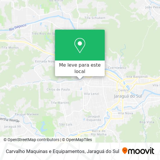 Carvalho Maquinas e Equipamentos mapa