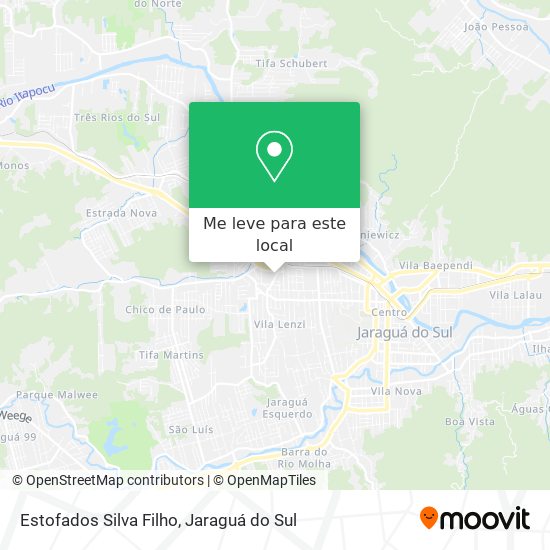 Estofados Silva Filho mapa