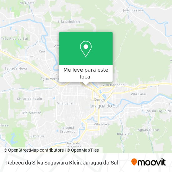 Rebeca da Silva Sugawara Klein mapa