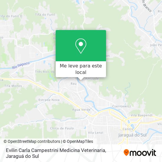 Evilin Carla Campestrini Medicina Veterinaria mapa