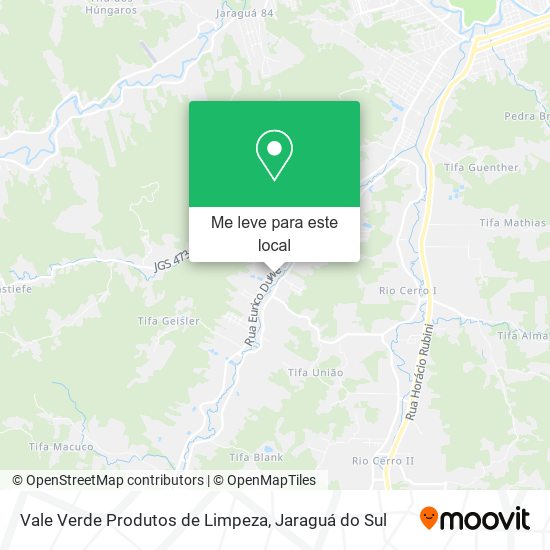 Vale Verde Produtos de Limpeza mapa