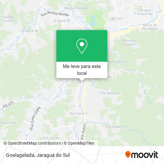 Goelagelada mapa