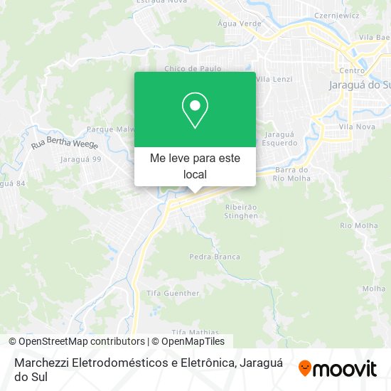 Marchezzi Eletrodomésticos e Eletrônica mapa
