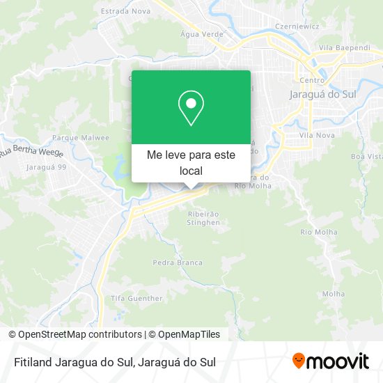 Fitiland Jaragua do Sul mapa