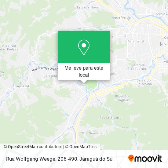 Rua Wolfgang Weege, 206-490 mapa