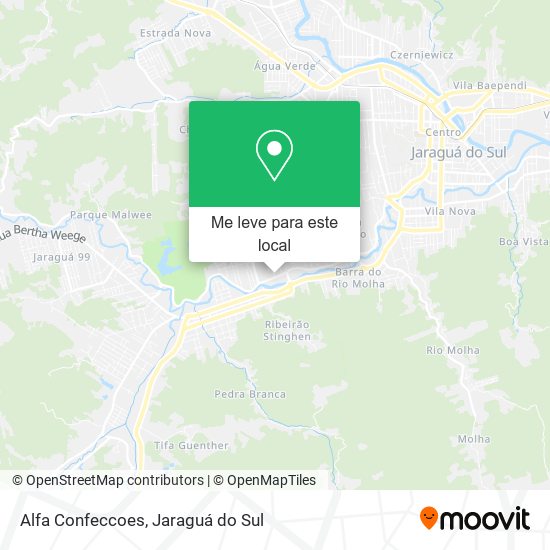 Alfa Confeccoes mapa