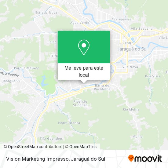 Vision Marketing Impresso mapa