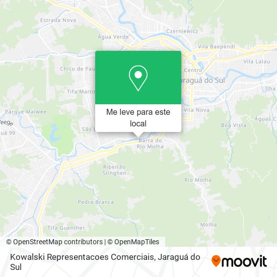 Kowalski Representacoes Comerciais mapa