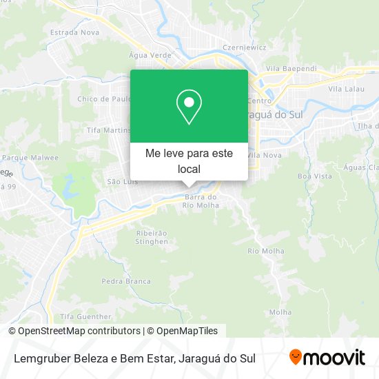 Lemgruber Beleza e Bem Estar mapa