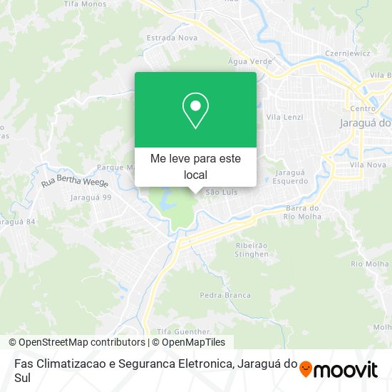 Fas Climatizacao e Seguranca Eletronica mapa