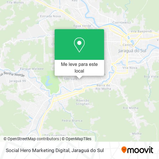 Social Hero Marketing Digital mapa