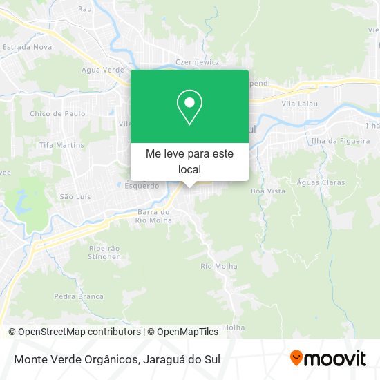Monte Verde Orgânicos mapa