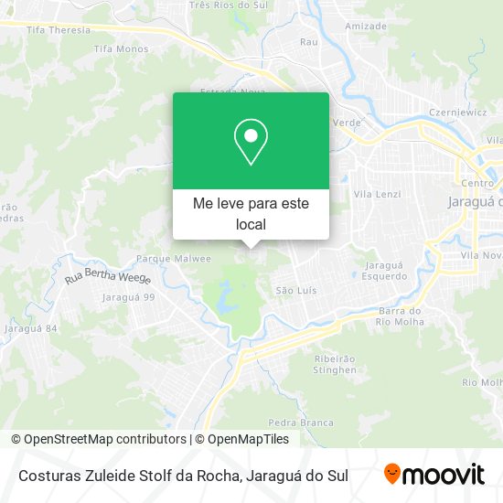 Costuras Zuleide Stolf da Rocha mapa