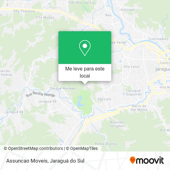 Assuncao Moveis mapa