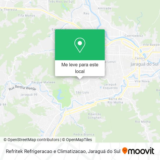 Refritek Refrigeracao e Climatizacao mapa