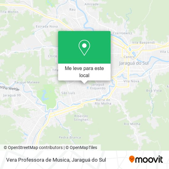 Vera Professora de Musica mapa