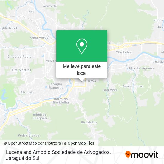 Lucena and Amodio Sociedade de Advogados mapa