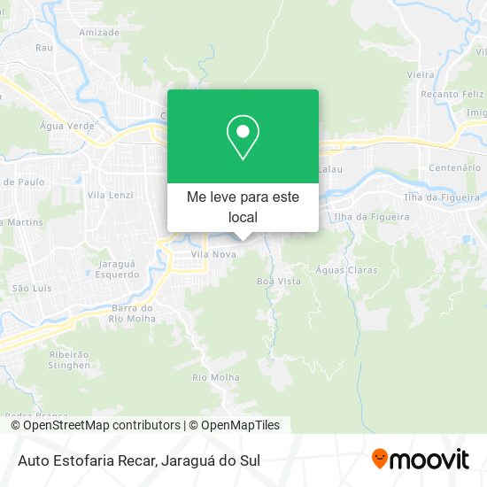 Auto Estofaria Recar mapa