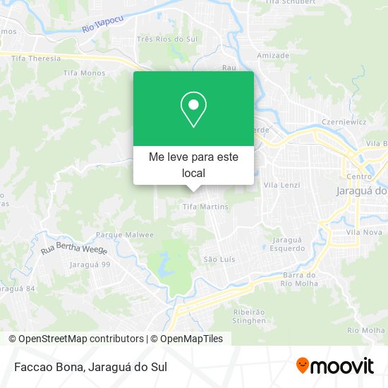 Faccao Bona mapa