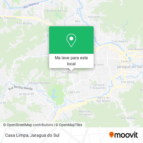 Casa Limpa mapa