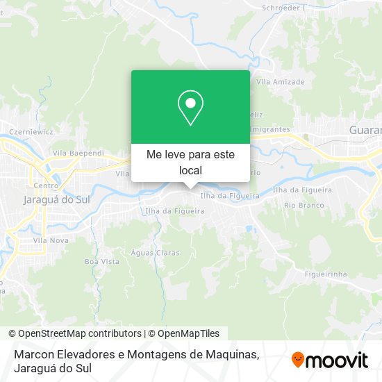 Marcon Elevadores e Montagens de Maquinas mapa