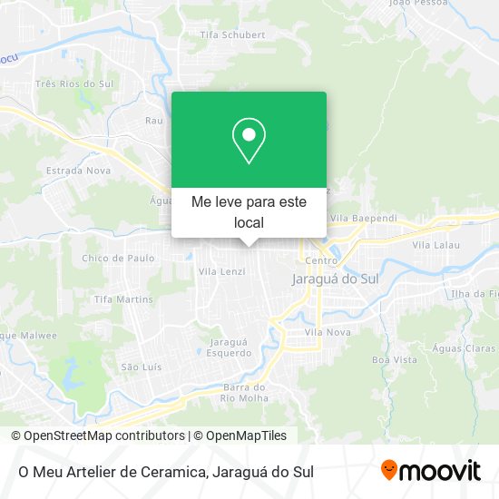 O Meu Artelier de Ceramica mapa