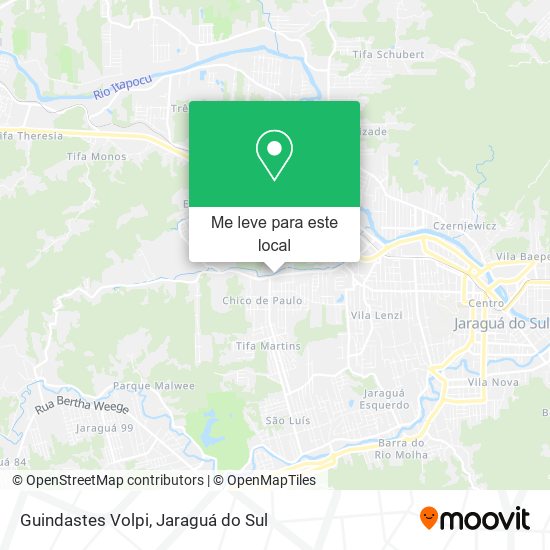 Guindastes Volpi mapa