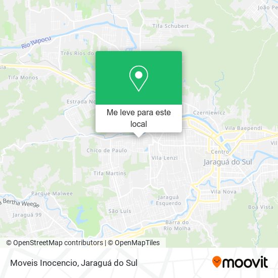 Moveis Inocencio mapa