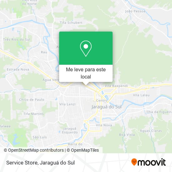 Service Store mapa