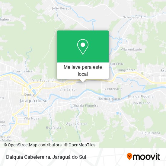 Dalquia Cabelereira mapa