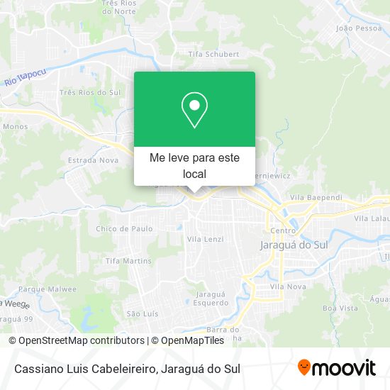 Cassiano Luis Cabeleireiro mapa