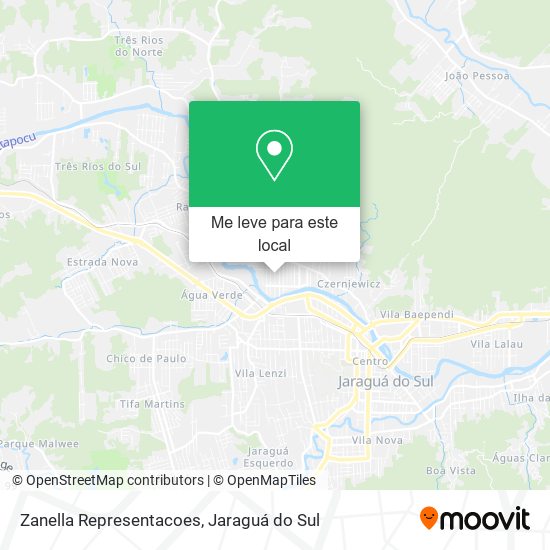 Zanella Representacoes mapa