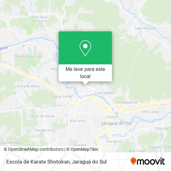 Escola de Karate Shotokan mapa